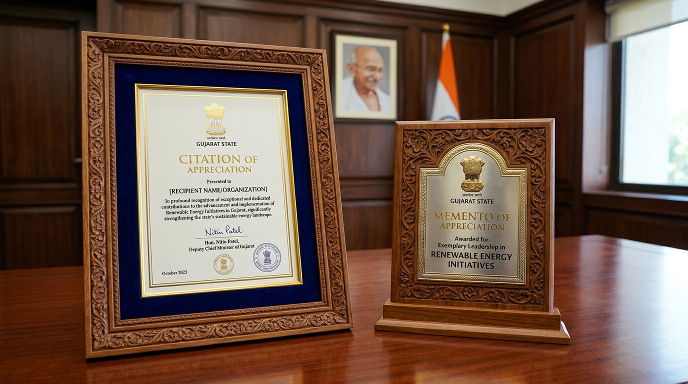 Appreciation From Hon. Deputy Chief Minister Of Gujarat